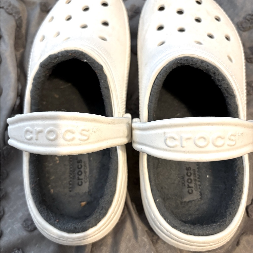 Fur Crocs - like new!  Worn a handful of times!